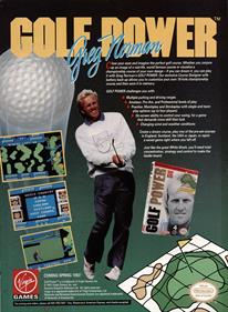 Greg Norman's Golf Power - Advertisement Flyer - Front Image