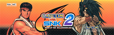Capcom vs. SNK 2: Millionaire Fighting 2001 - Arcade - Marquee Image