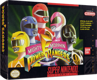 Mighty Morphin Power Rangers - Box - 3D Image
