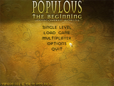 Populous: The Beginning: Undiscovered Worlds - Screenshot - Game Title Image