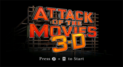 Attack of the Movies 3-D - Screenshot - Game Title Image