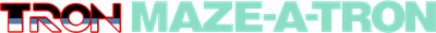 Tron: Maze-a-Tron - Clear Logo Image