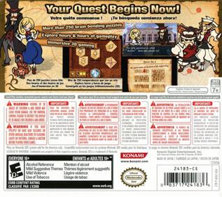 Harvest Moon 3D: A New Beginning - Box - Back Image