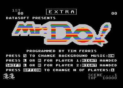 Mr. Do - Screenshot - Game Title Image