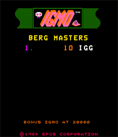 IGMO - Screenshot - High Scores Image