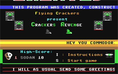 Crackers Revenge - Screenshot - Game Title Image