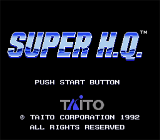 Chase H.Q. II - Screenshot - Game Title Image