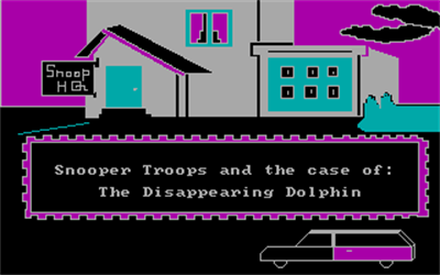 Snooper Troops: Case #2: The Case of the Disappearing Dolphin - Screenshot - Game Title Image