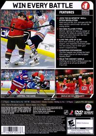 NHL 07 - Box - Back Image