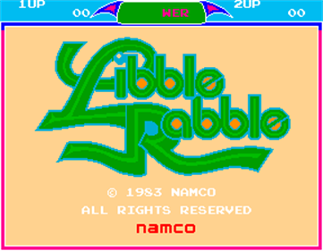 Libble Rabble - Screenshot - Game Title