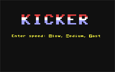 Kicker - Screenshot - Game Title Image