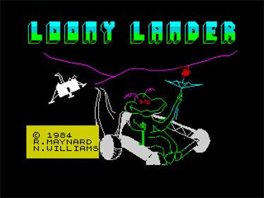 Loony Lander - Screenshot - Game Title Image