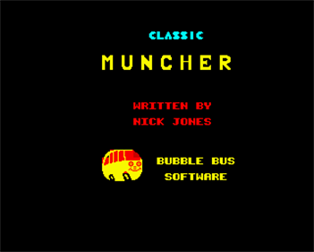 Classic Muncher - Screenshot - Game Title Image