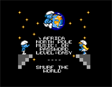 The Smurfs Travel the World - Screenshot - Game Title Image