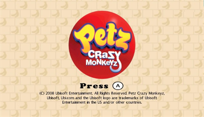 Petz: Crazy Monkeyz - Screenshot - Game Title Image