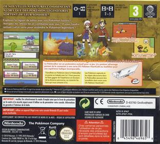 Pokémon HeartGold Version - Box - Back Image