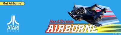 Hard Drivin's Airborne - Arcade - Marquee Image