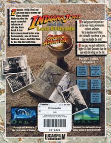 Indiana Jones and the Last Crusade: The Graphic Adventure - Box - Back Image