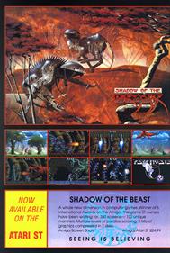 Shadow of the Beast - Advertisement Flyer - Front Image