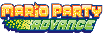Mario Party Advance - Clear Logo Image