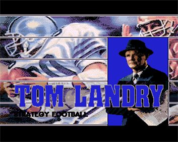 Tom Landry Strategy Football - Screenshot - Game Title Image