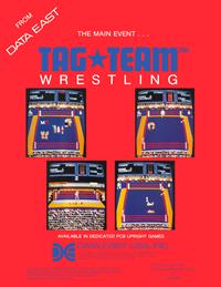 Tag Team Wrestling - Advertisement Flyer - Front Image