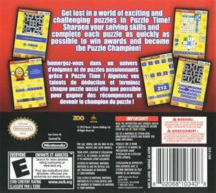 Puzzle Time - Box - Back Image