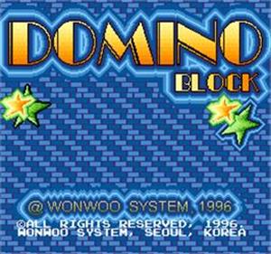 Domino Block - Screenshot - Game Title Image