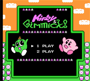 Kirby & Gimmick! - Screenshot - Game Title Image