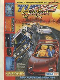 Turbo Out Run - Advertisement Flyer - Front Image