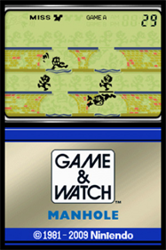 Game & Watch: Manhole - Screenshot - Game Title Image