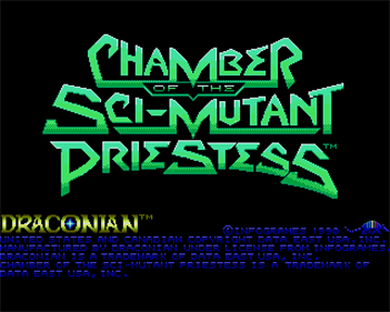 Chamber of the Sci-Mutant Priestess - Screenshot - Game Title Image
