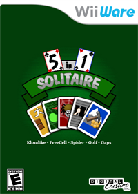 5 in 1 Solitaire - Box - Front Image