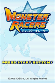 Monster Racers - Screenshot - Game Title Image