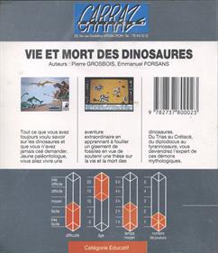 Vie et mort des dinosaures - Box - Back Image