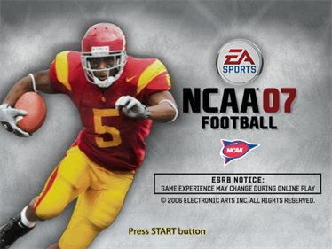 NCAA Football 07 - Screenshot - Game Title Image