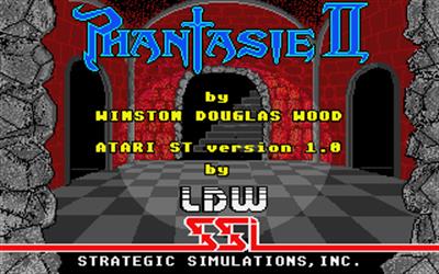 Phantasie II - Screenshot - Game Title Image