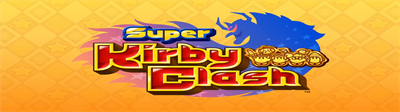 Super Kirby Clash - Arcade - Marquee Image