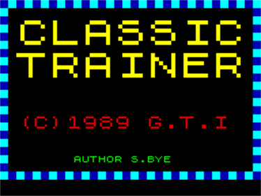 Classic Trainer - Screenshot - Game Title Image