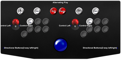 Space King - Arcade - Controls Information Image