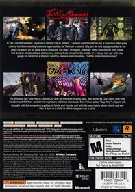 Grand Theft Auto: Episodes from Liberty City - Box - Back Image