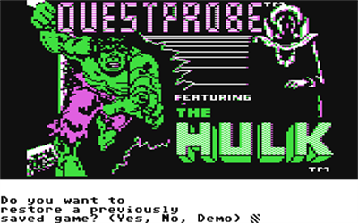 The Hulk - Screenshot - Game Title Image