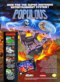 Populous - Advertisement Flyer - Front Image