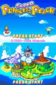Super Princess Peach - Screenshot - Game Title Image