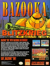 Bazooka Blitzkrieg - Advertisement Flyer - Front Image