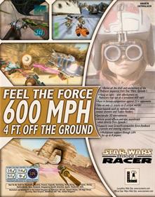 Star Wars Episode I: Racer - Box - Back Image