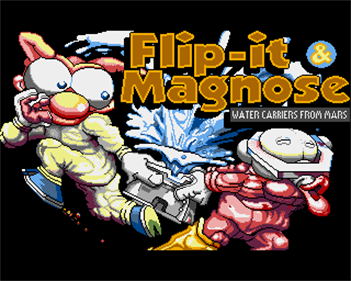 Flip-it & Magnose: Water Carriers from Mars - Screenshot - Game Title Image