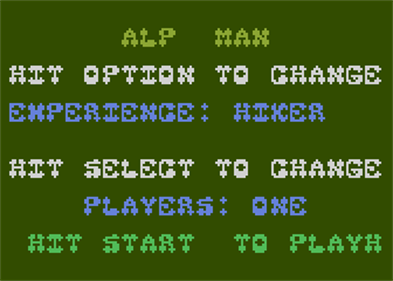 Alp Man - Screenshot - Game Title Image