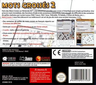 Mots Croisés 2 - Box - Back Image