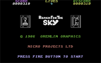 Reach for the Sky - Screenshot - Game Title Image